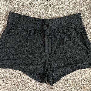 90 Degree By Reflex Charcoal Athletic Shorts